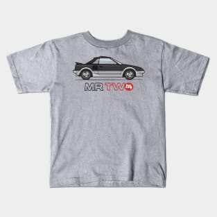 MRTwo-Black and Silver Kids T-Shirt